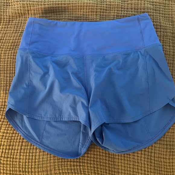 Speed Up Shorts 4 Inch Blazer Blue - Picture 2 of 5